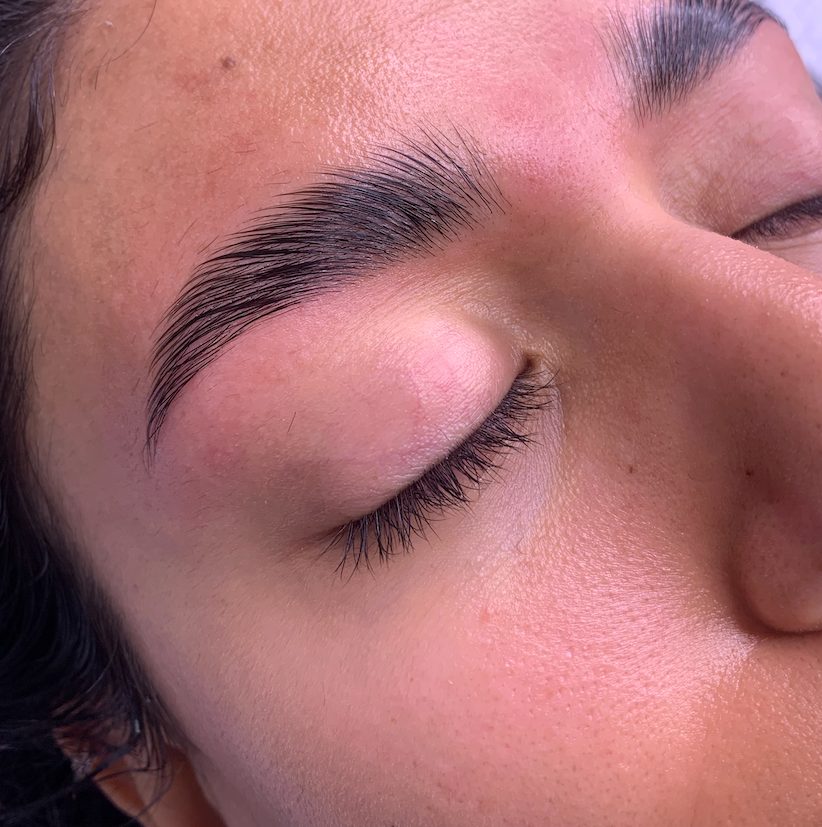 Laminación de cejas